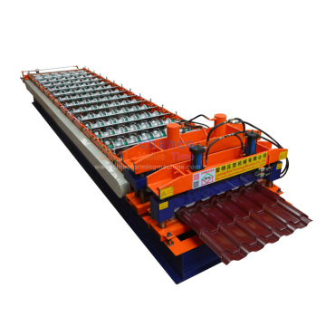 high performance certified glazed color steel floor roof tile roll making forming machine for best price